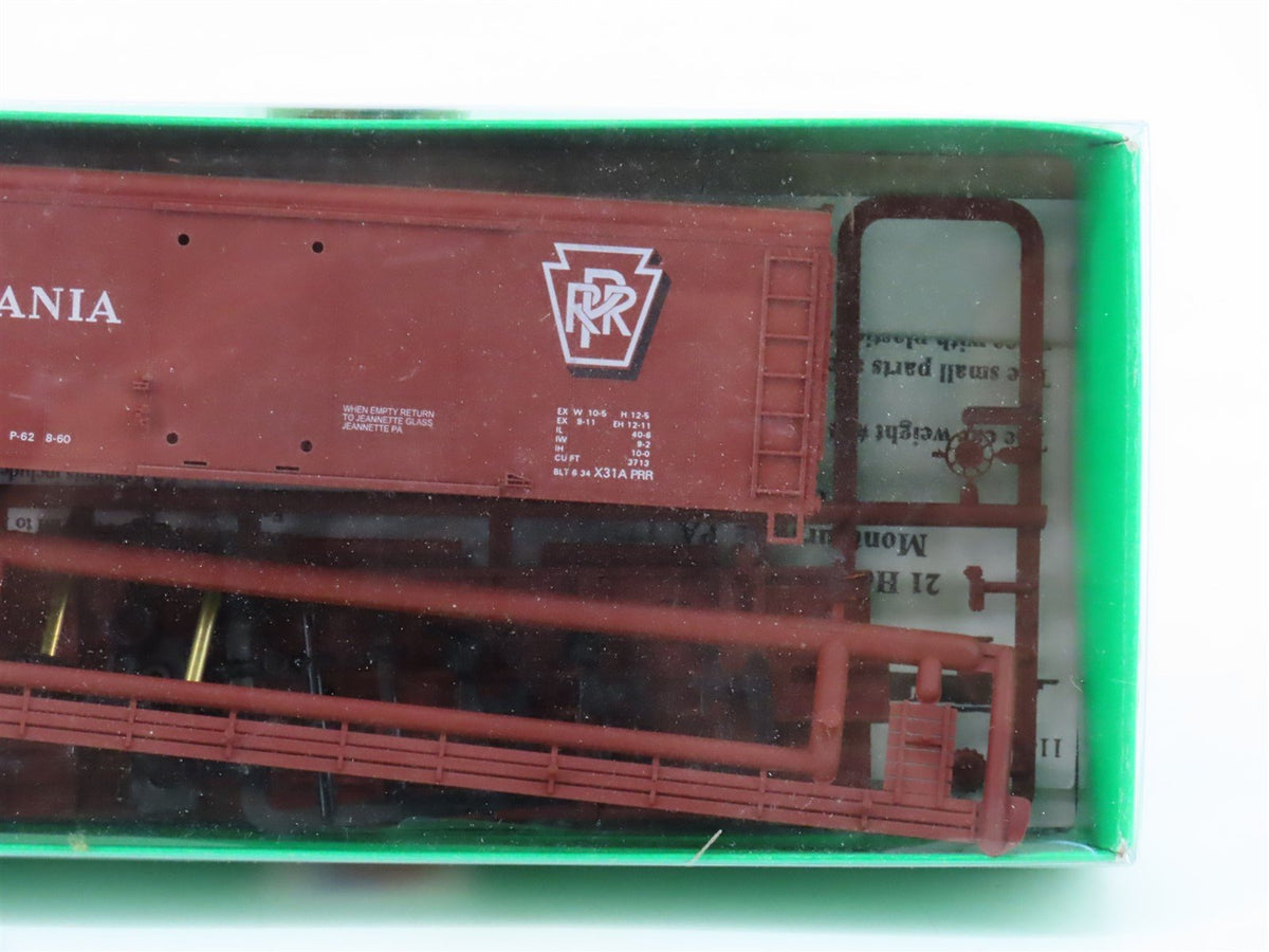 HO Bowser/Niedzalkoski&#39;s Train Shop Kits PRR Pennsylvania X31A Box Cars 4-Pack