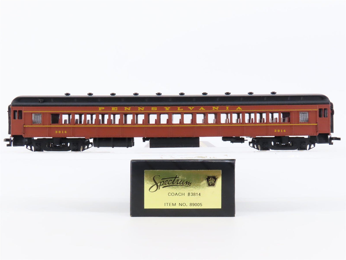 HO Scale Bachmann Spectrum 89005 PRR Pennsylvania Railroad Coach Passenger #3814