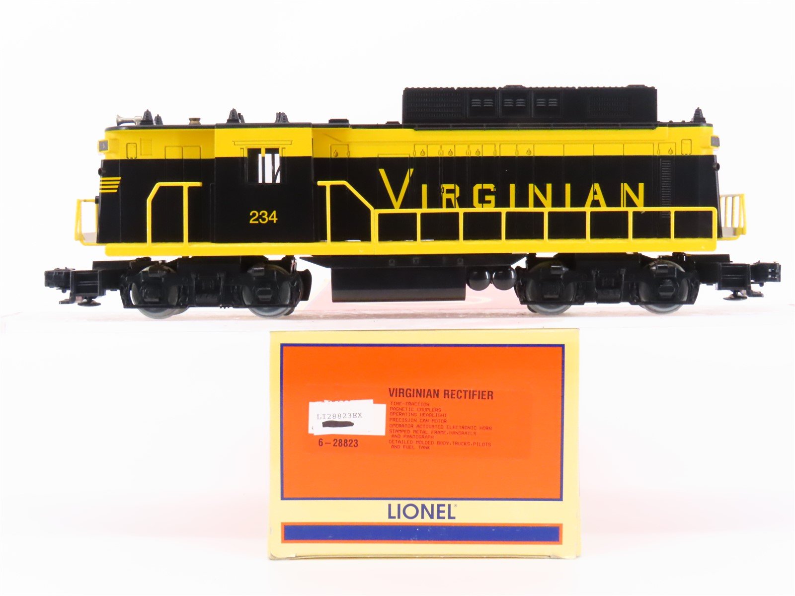 O Gauge 3-Rail Lionel 6-28823 VGN Virginian Rectifier Electric Locomotive #234