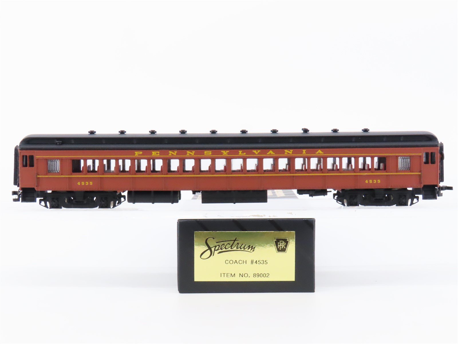 HO Scale Bachmann Spectrum 89002 PRR Pennsylvania Railroad Coach Passenger #4535