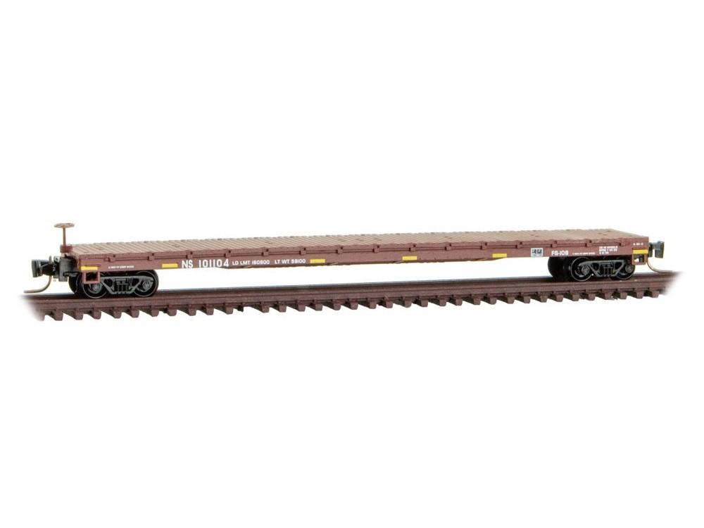 Z Scale Micro-Trains MTL 52400182 NS Norfolk Southern 60' Flat Car #101104