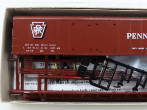 LOT of 6 HO Bowser Kits #55403 PRR Pennsylvania 50' X-32 Double Door Box Cars