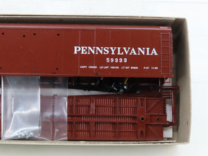 LOT of 6 HO Bowser Kits #55403 PRR Pennsylvania 50' X-32 Double Door Box Cars