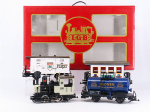 G Scale LGB Dortmunder Beer 0-4-0 Steam Train Set