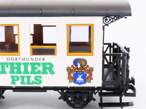 G Scale LGB Dortmunder Beer 0-4-0 Steam Train Set