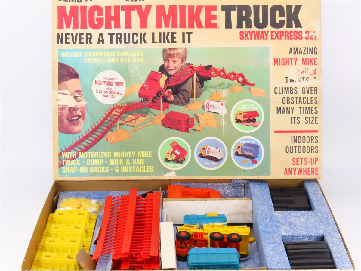 Remco Mighty Mike 7042 Skyway Express 6-Wheel Drive Truck Set - Restored w/ Box