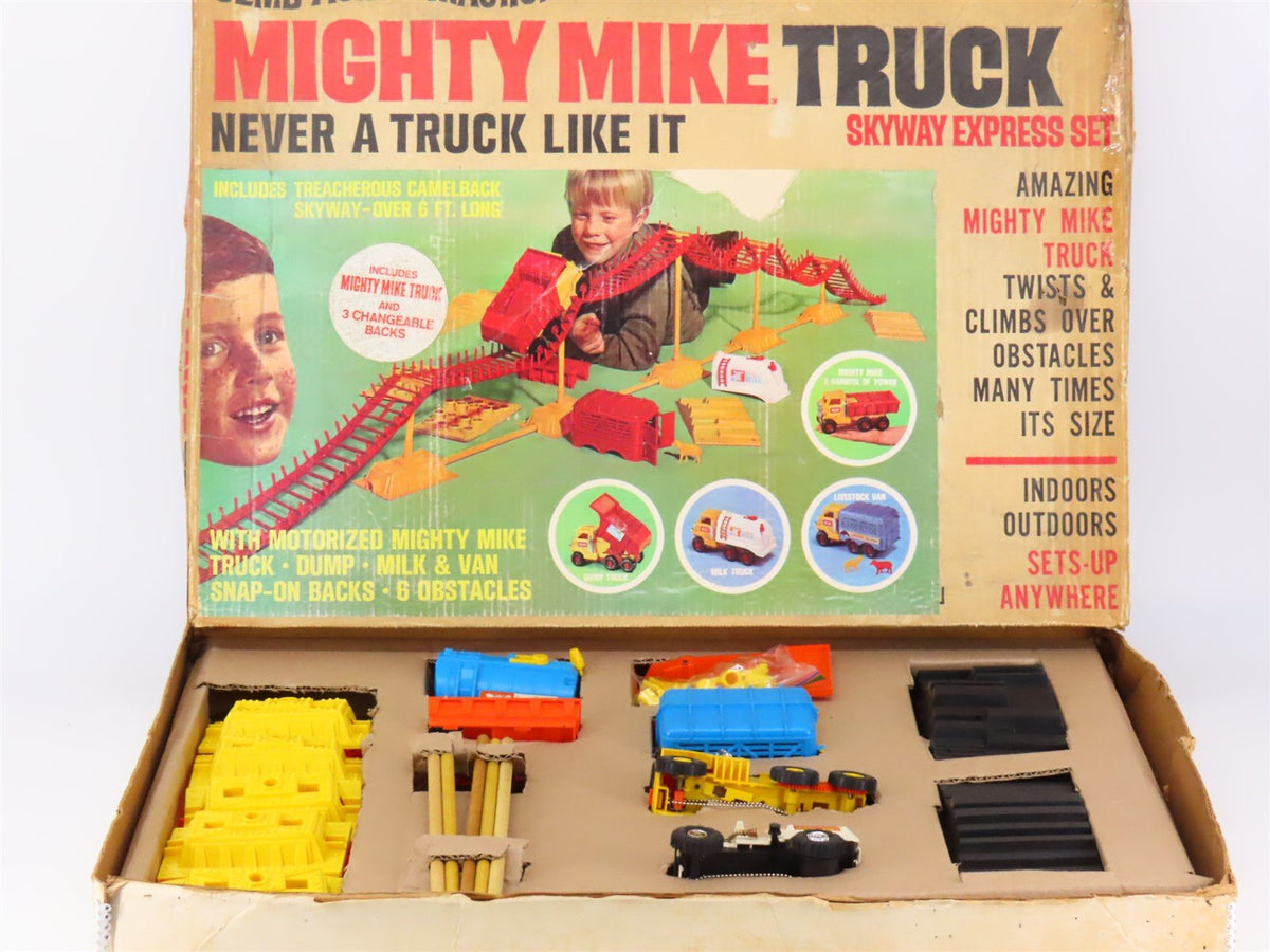 Remco Mighty Mike 7042 Skyway Express Truck &amp; Jeep Set - Restored w/ Box