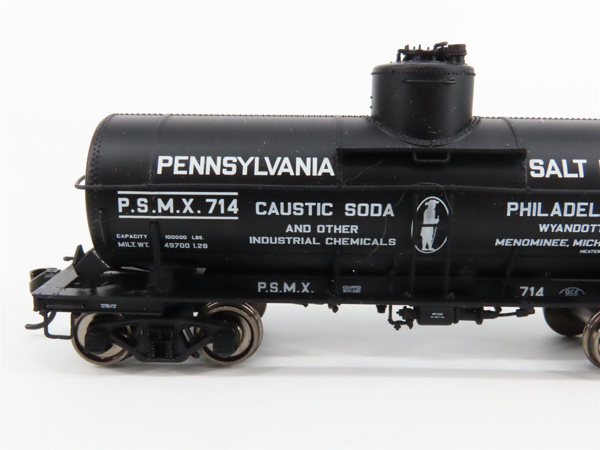 HO Walthers Proto #920-100307 PSMX Pennsylvania Salt Mfg. Single Dome Tank Car