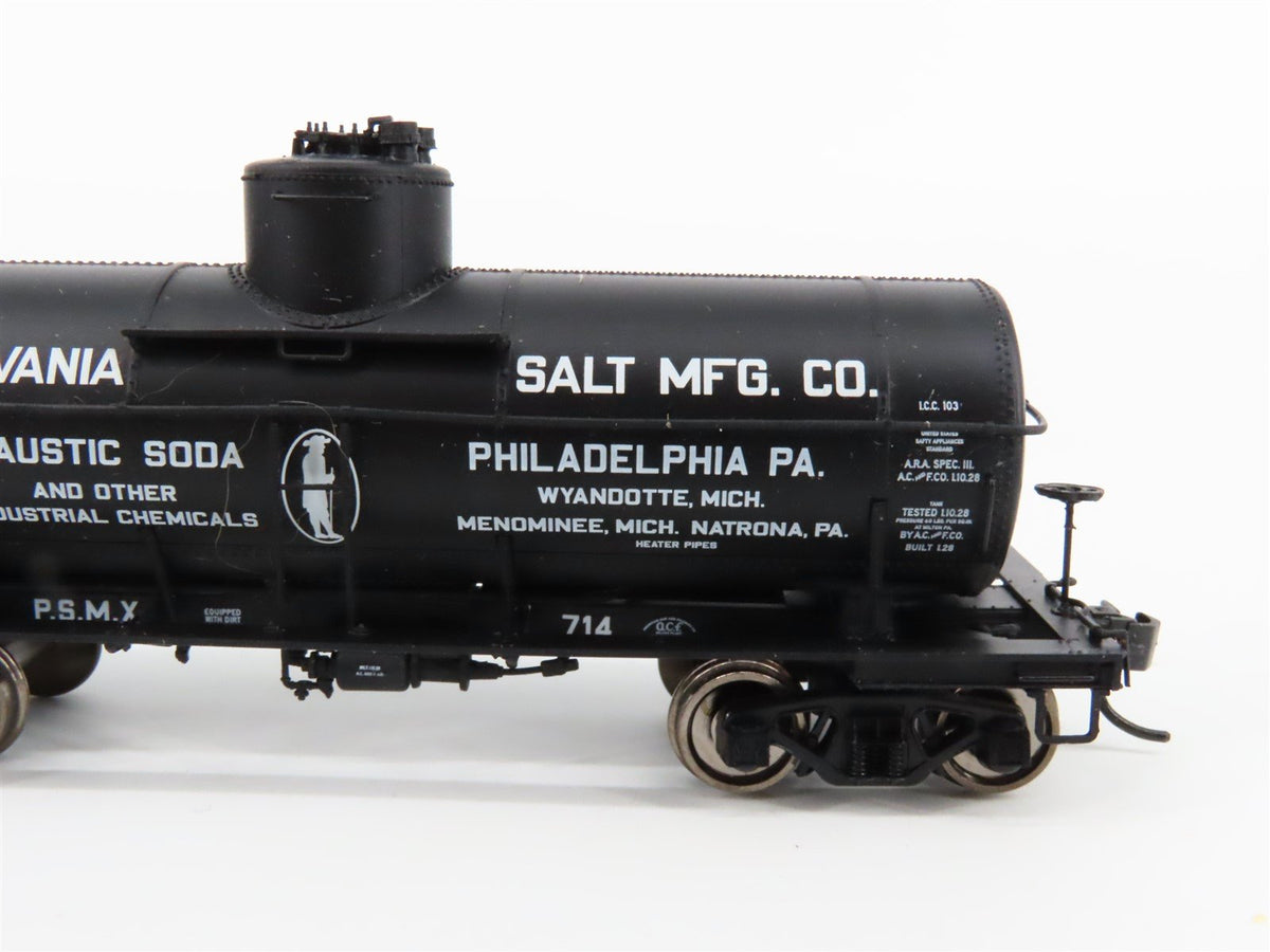 HO Walthers Proto #920-100307 PSMX Pennsylvania Salt Mfg. Single Dome Tank Car