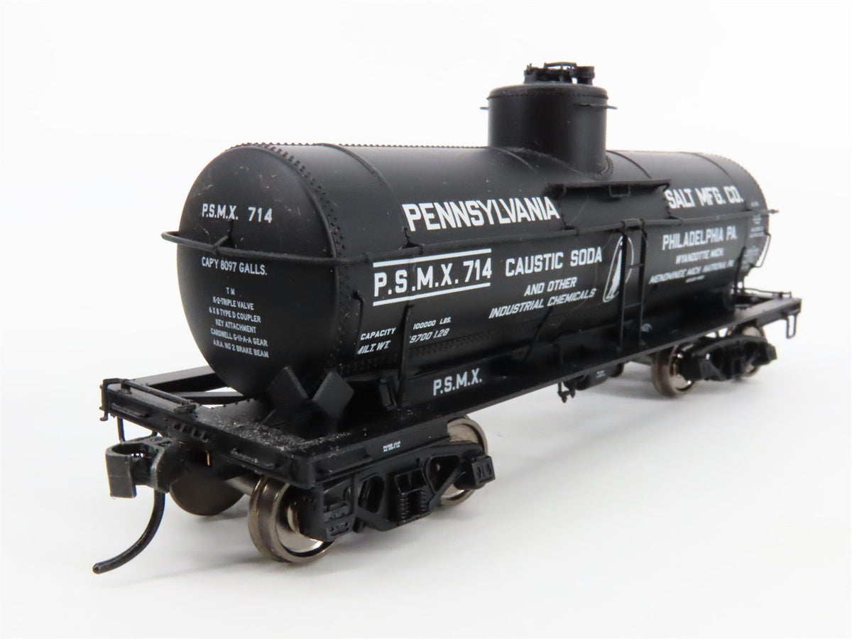 HO Walthers Proto #920-100307 PSMX Pennsylvania Salt Mfg. Single Dome Tank Car