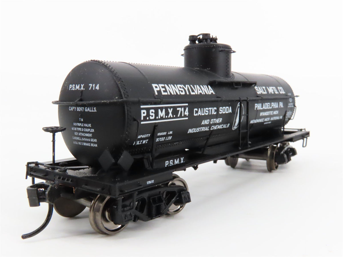 HO Walthers Proto #920-100307 PSMX Pennsylvania Salt Mfg. Single Dome Tank Car