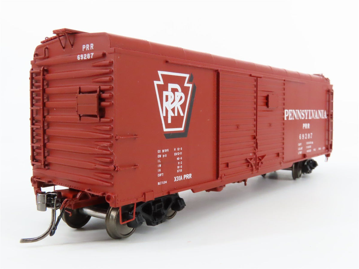 HO Scale Rapido #123010-3 PRR Pennsylvania X31A Double Door Box Car #69287