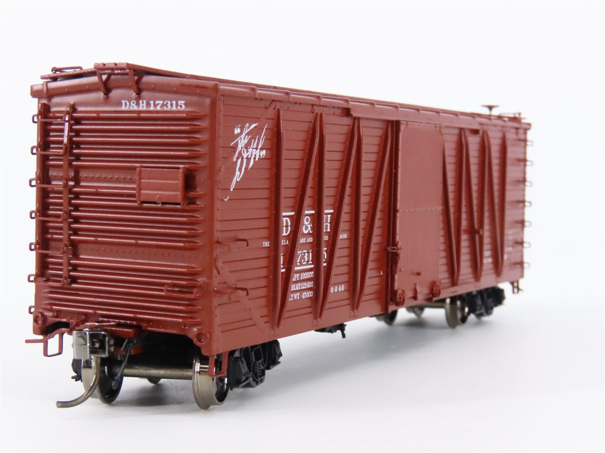 HO Rapido #142007A D&amp;H Delaware &amp; Hudson USRA Single Sheathed Box Car #17315