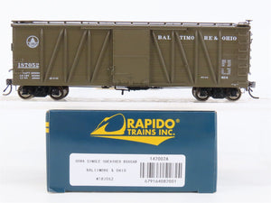 HO Rapido #142002A B&O Baltimore & Ohio USRA Single Sheathed Box Car #187052