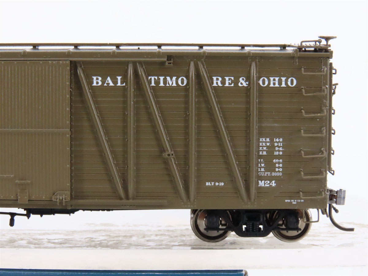 HO Rapido #142002A B&amp;O Baltimore &amp; Ohio USRA Single Sheathed Box Car #187052