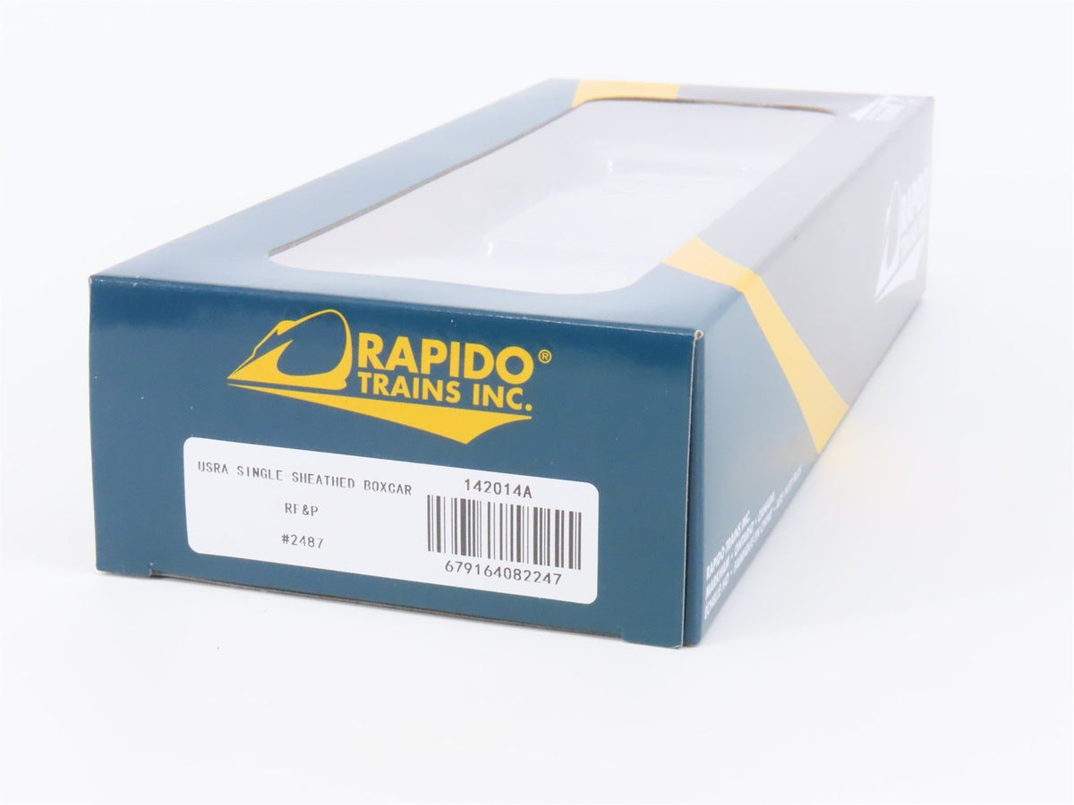 HO Scale Rapido Trains #142014A RF&amp;P USRA Single Sheathed Box Car #2487