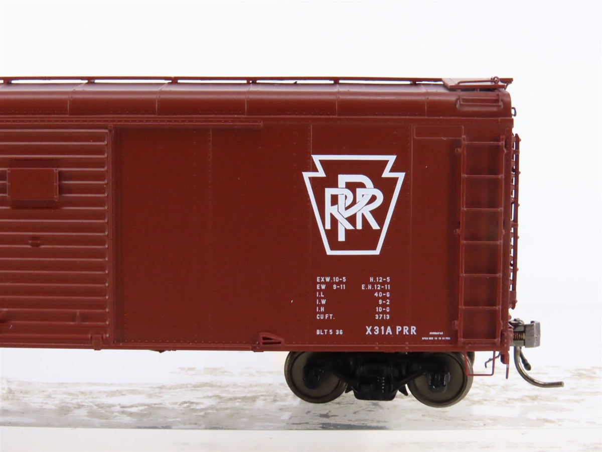 HO Scale Rapido #123005-1 PRR Pennsylvania Plain Keystone X31A Box Car #68377