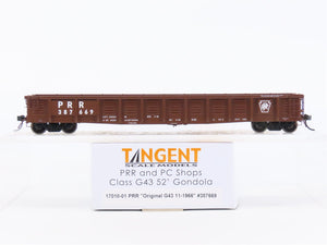 HO Tangent #17010-01 PRR & PC Shops Pennsylvania Class G43 52' Gondola #387669