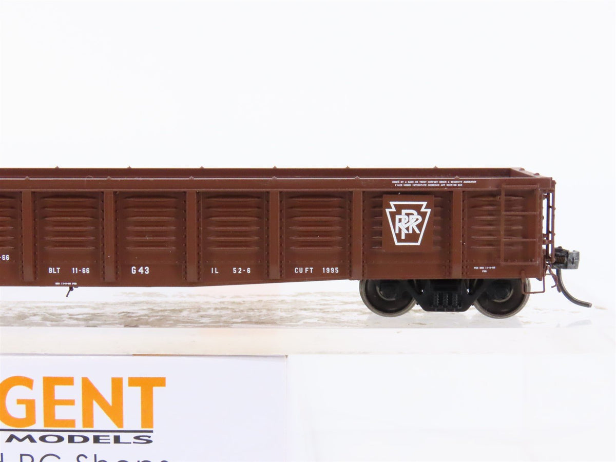 HO Tangent #17010-01 PRR &amp; PC Shops Pennsylvania Class G43 52&#39; Gondola #387669