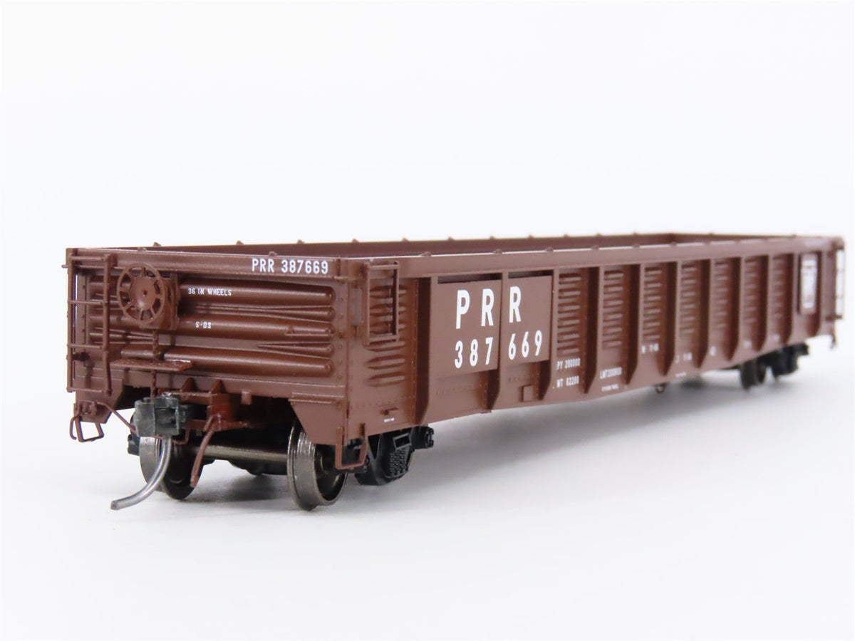 HO Tangent #17010-01 PRR &amp; PC Shops Pennsylvania Class G43 52&#39; Gondola #387669