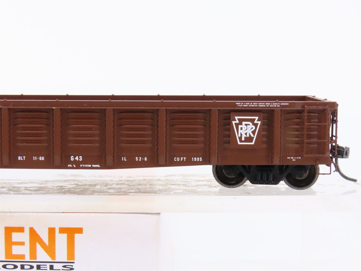 HO Tangent #17010-08 PRR &amp; PC Shops Pennsylvania Class G43 52&#39; Gondola #387804