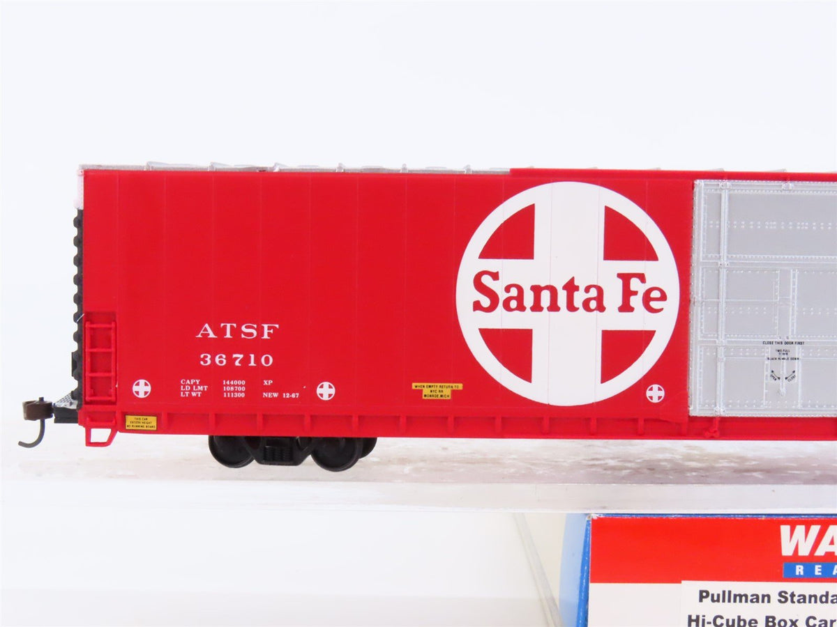 HO Walthers #932-3505 ATSF Santa Fe 86&#39; Hi-Cube 4-Door Auto Parts Box Car #36710