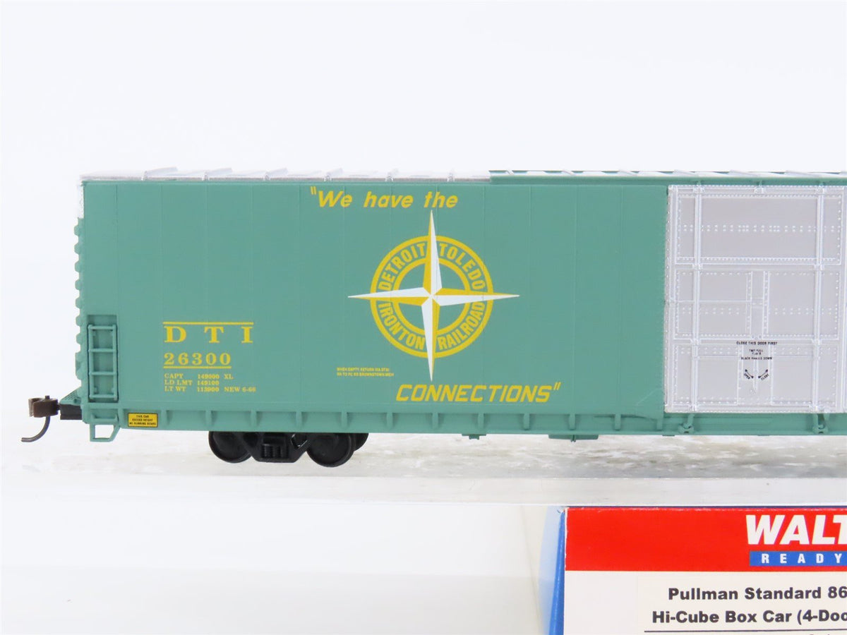 HO Walthers #932-3516 DT&amp;I Detroit Toledo &amp; Ironton 86&#39; Hi-Cube Box Car #26300