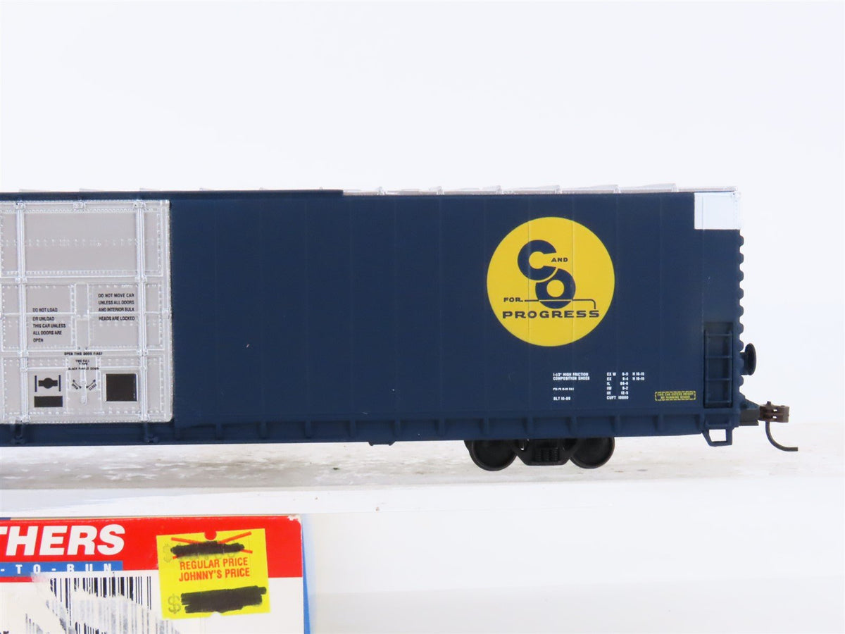 HO Walthers 932-3504 C&amp;O Chesapeake &amp; Ohio &quot;Progress&quot; 86&#39; Hi-Cube Box Car 493982