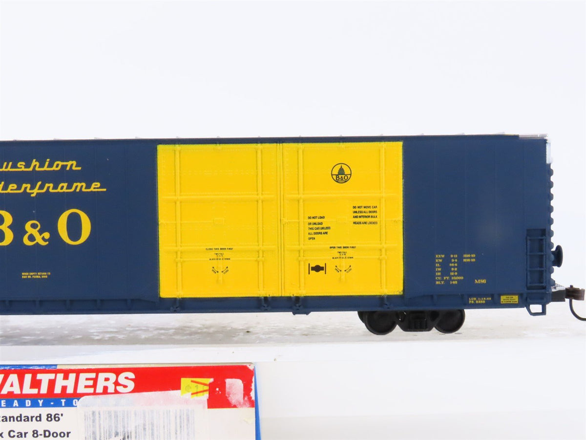 HO Scale Walthers #932-3531 B&amp;O Baltimore &amp; Ohio 86&#39; Hi-Cube Box Car #492021