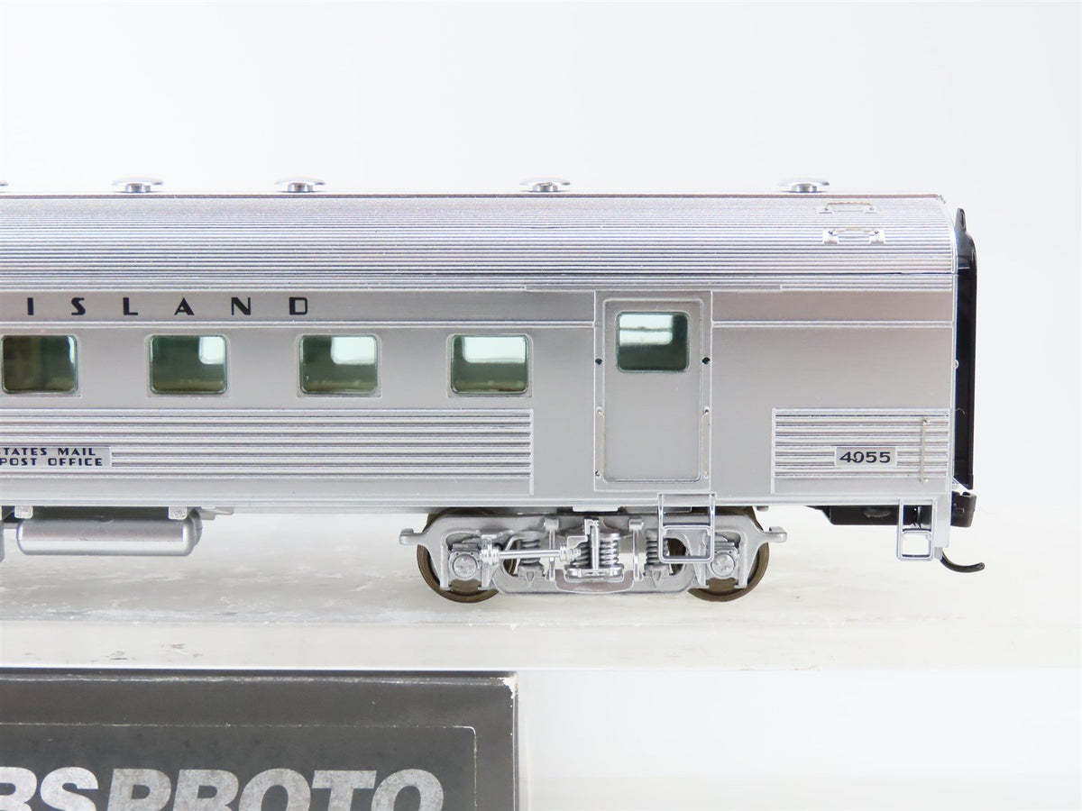 HO Scale Walthers Proto 920-13067 RI Rock Island 63&#39; Budd RPO Passenger #4955