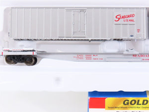 HO Walthers Gold Line #932-3927 SAL Seaboard Air Line Flat Car #1 w/ Trailers