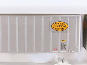 HO Walthers Gold Line 932-3925 NYC New York Central Flat Car #504100 w/ Trailers