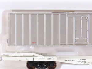 HO Walthers Gold Line 932-41062 PRR/MDT NYC Mark IV Flat Car #9681 w/ Trailers