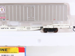 HO Walthers Gold Line 932-41062 PRR/MDT NYC Mark IV Flat Car #9681 w/ Trailers