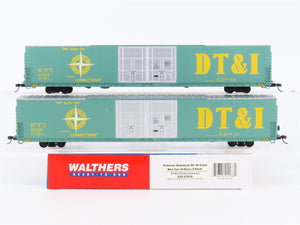 HO Walthers #932-23516 DT&I Detroit Toledo & Ironton 86' Hi-Cube Box Car 2-Pack