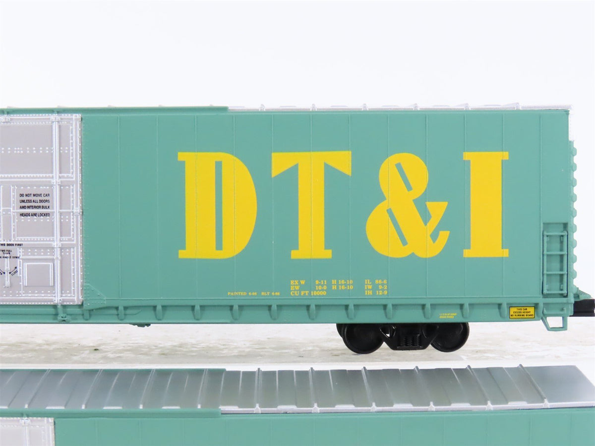 HO Walthers #932-23516 DT&amp;I Detroit Toledo &amp; Ironton 86&#39; Hi-Cube Box Car 2-Pack