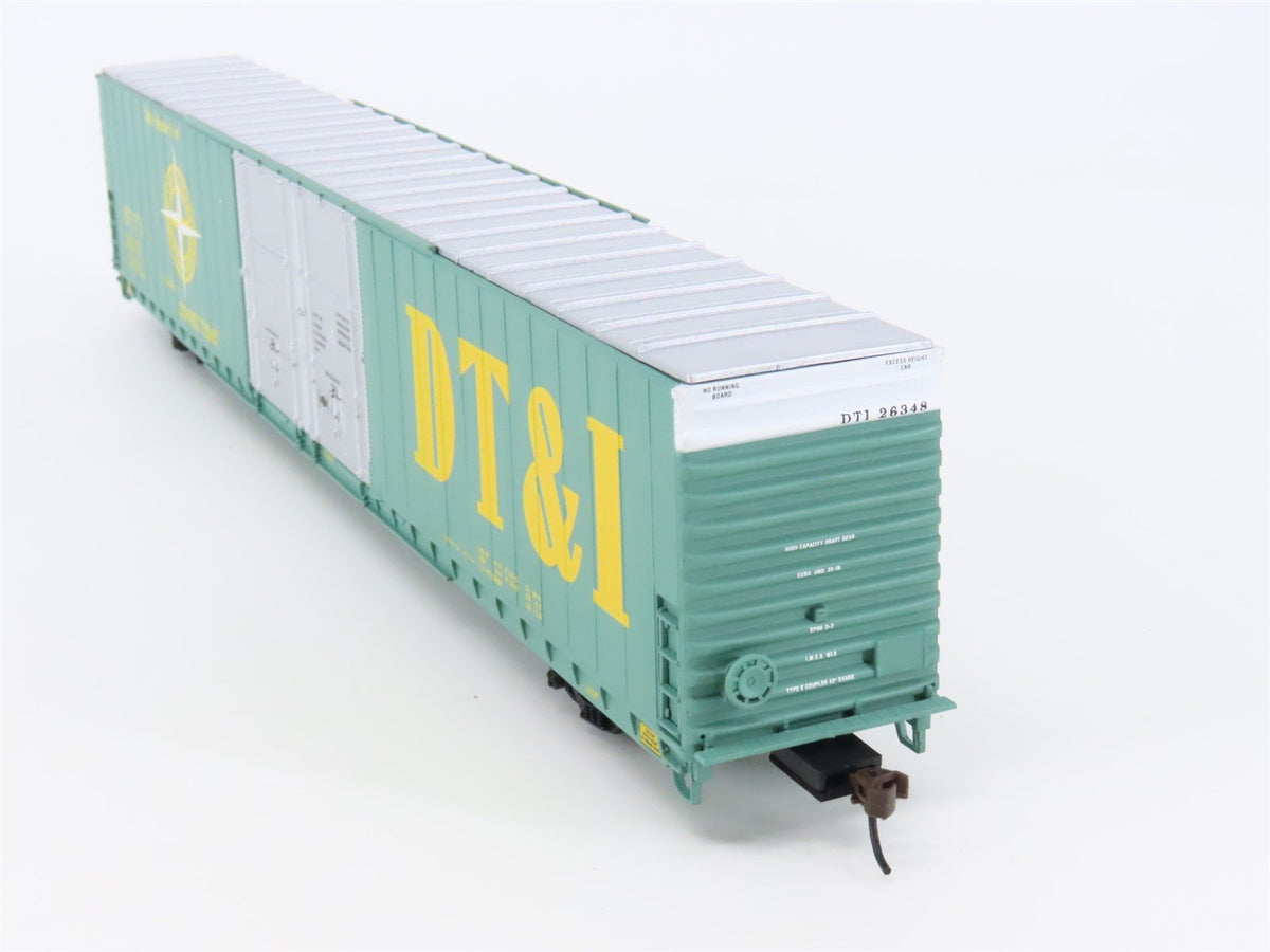 HO Walthers #932-23516 DT&amp;I Detroit Toledo &amp; Ironton 86&#39; Hi-Cube Box Car 2-Pack