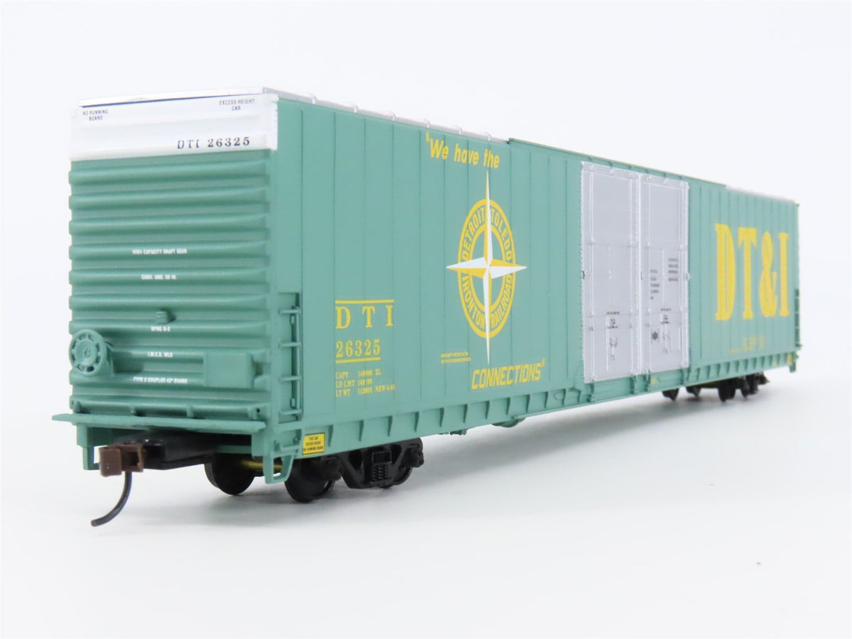 HO Walthers #932-23516 DT&amp;I Detroit Toledo &amp; Ironton 86&#39; Hi-Cube Box Car 2-Pack