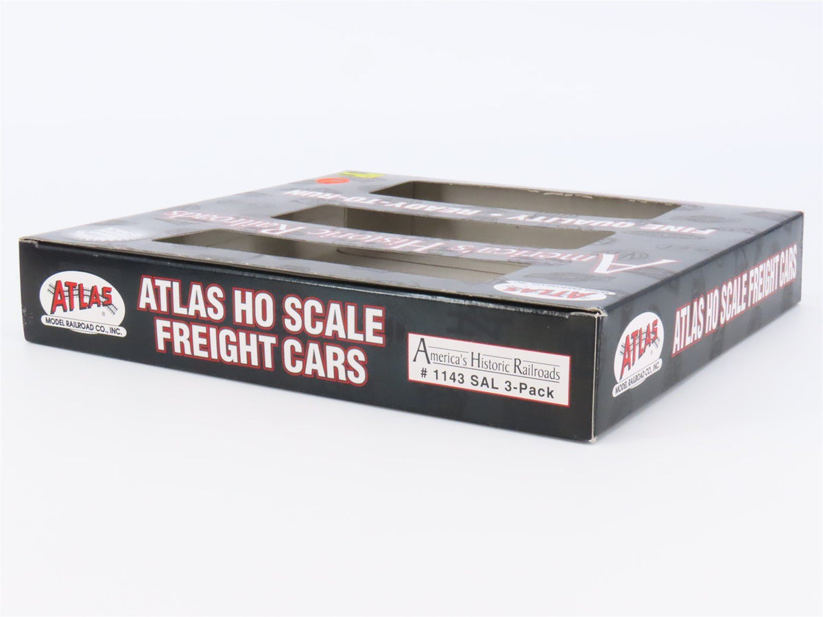 HO Atlas #1143 America&#39;s Historic Railroads SAL Seaboard Freight Cars 3-Pack