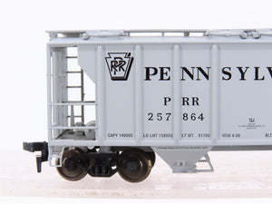 HO Atlas Limited Edition #1100 PRR Pennsylvania 2-Bay Covered Hoppers 3-Pack