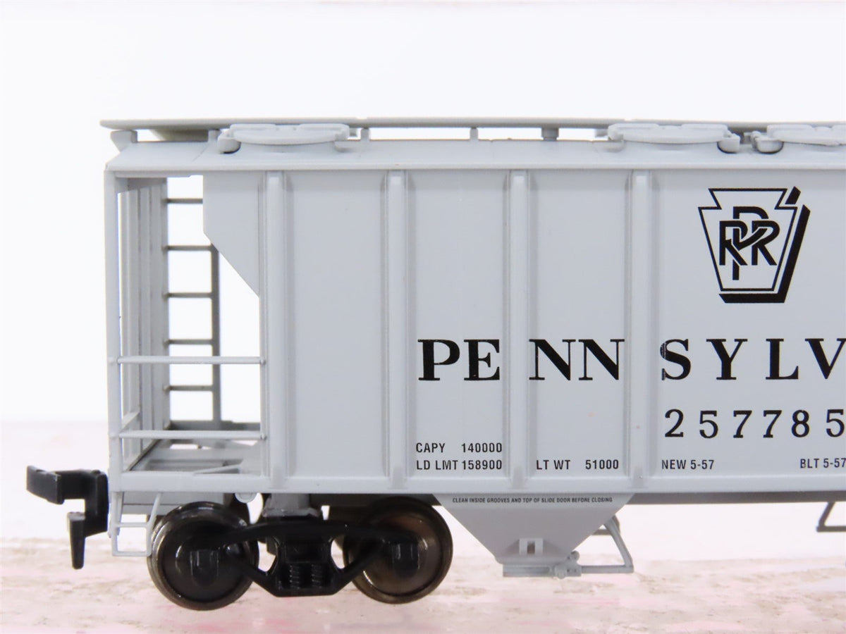 HO Atlas Limited Edition #1100 PRR Pennsylvania 2-Bay Covered Hoppers 3-Pack