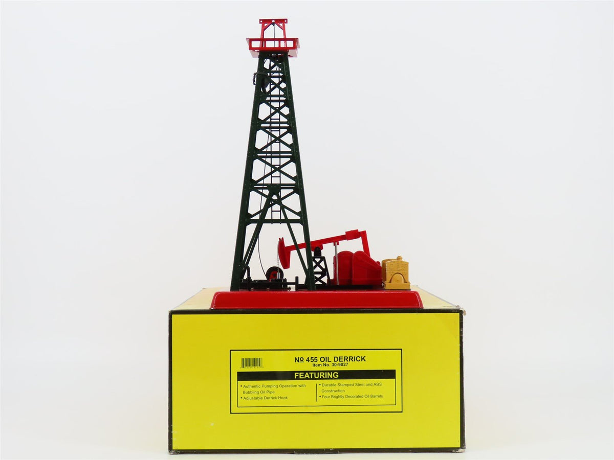 O 1/48 Scale MTH RailKing 30-9027 #455 Operating Oil Derrick