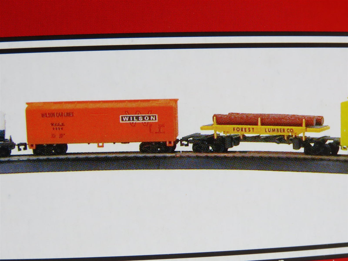 HO Scale Life-Like 433-8693 &quot;Rolling Rails&quot; Diesel Freight Train Set - Sealed