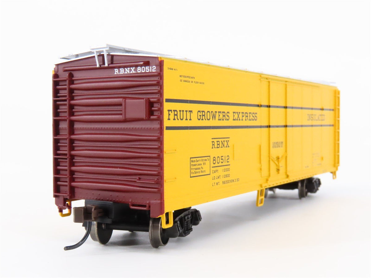 HO Scale Atlas Trainman 20001621 RBNX Fruit Growers Express 40&#39; Box Car #80512