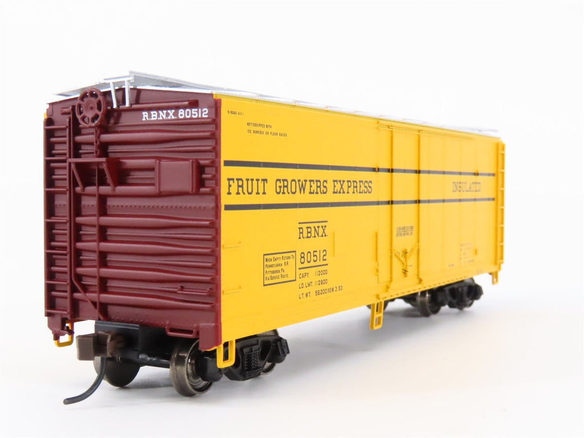 HO Scale Atlas Trainman 20001621 RBNX Fruit Growers Express 40&#39; Box Car #80512