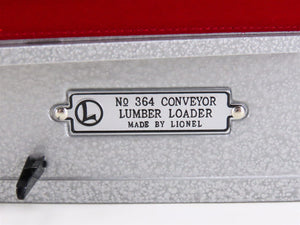 O Gauge Lionel 6-14001 #364 Conveyor Lumber Loader