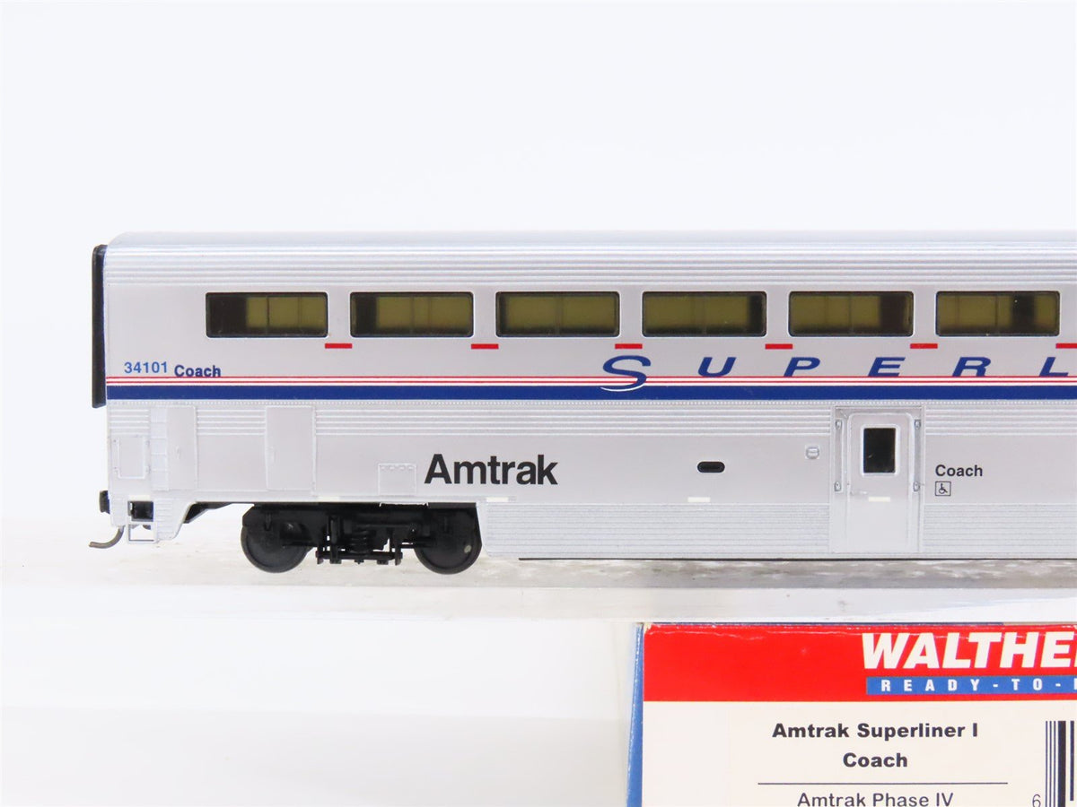 HO Scale Walthers 932-6163 AMTK Amtrak Superliner I Coach Passenger Car