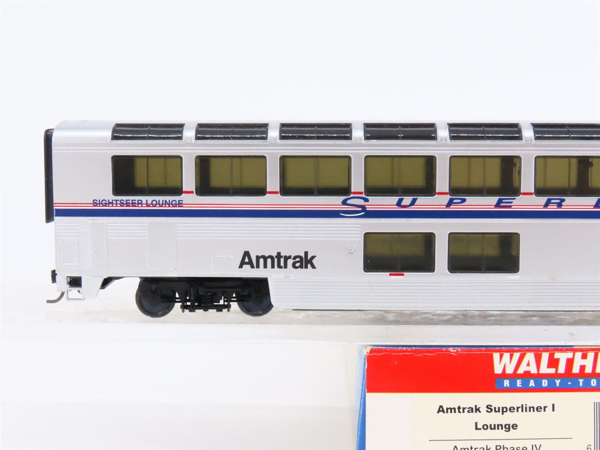 HO Scale Walthers 932-6193 AMTK Amtrak Superliner I Lounge Passenger Car