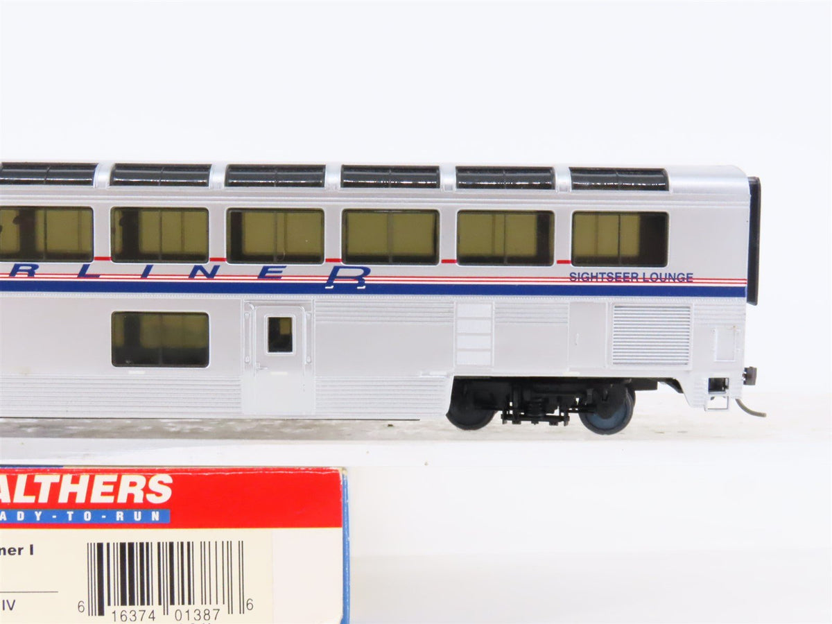 HO Scale Walthers 932-6193 AMTK Amtrak Superliner I Lounge Passenger Car