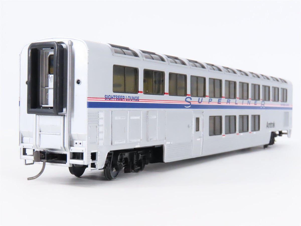 HO Scale Walthers 932-6193 AMTK Amtrak Superliner I Lounge Passenger Car